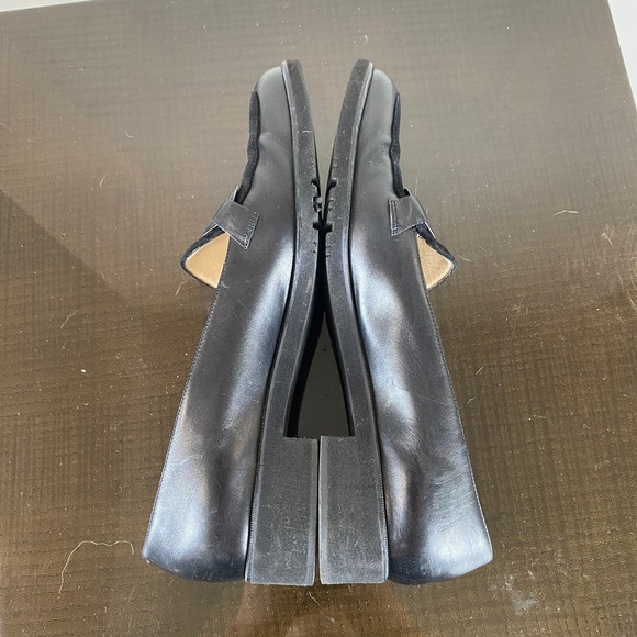 Salvatore Ferragamo Leather Loafer Block Heel Shoes Women's 8 - Picture 6 of 10